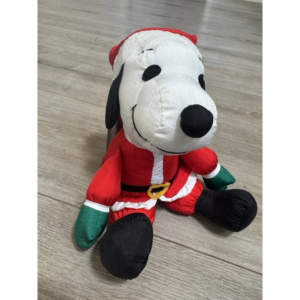 Christmas‎ Santa Snoopy Whitman's Plush 6.5